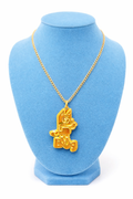Gold Bluey Custom Name Chain
