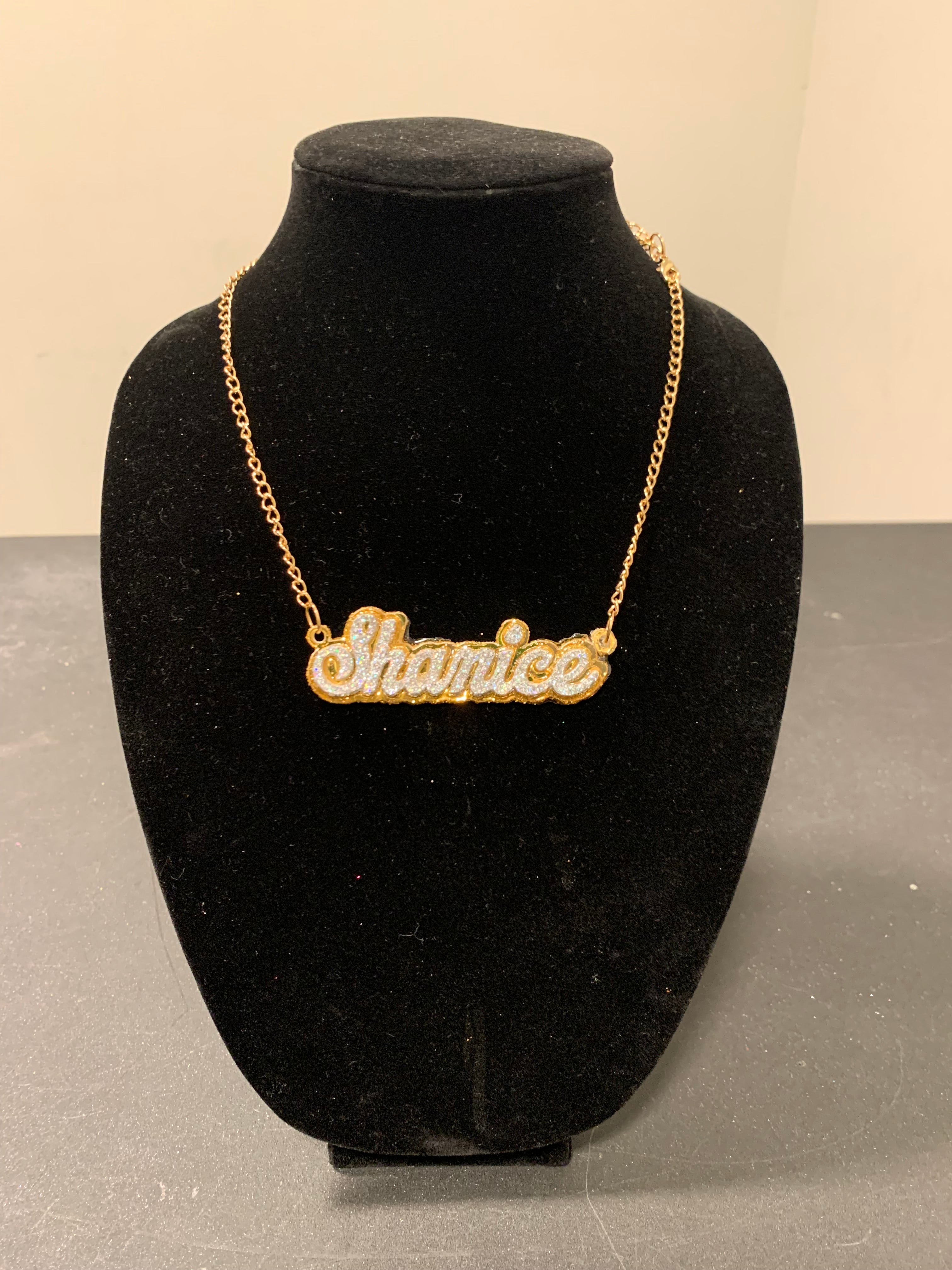 Silver & Gold Custom Name Chain