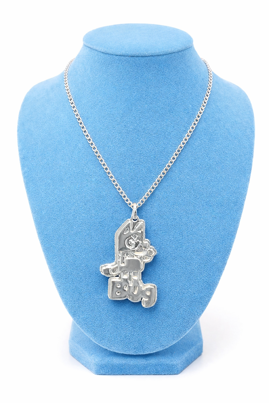 Silver Bluey Custom Name Chain