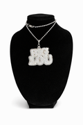 Silver Double Custom Name Chain